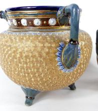 PAIR ROYAL DOULTON JARDINIERES
