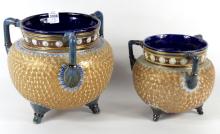 PAIR ROYAL DOULTON JARDINIERES