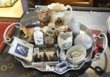 TRAY LOT OF CHINA AND POTTERY