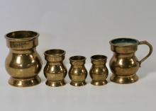 ANTIQUE BRASS MEASURES