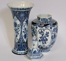 DELFT VASE AND JAR