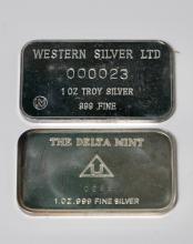 FINE SILVER BARS