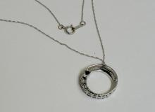 DIAMOND & SAPPHIRE PENDANT