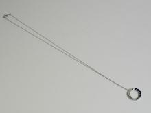 DIAMOND & SAPPHIRE PENDANT