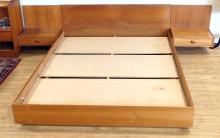 CANADIAN TEAK QUEEN SIZE BED