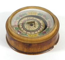 19TH CENTURY GERMAN SUNDIAL/COMPASS