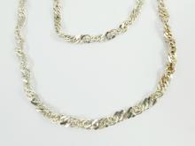 LONG SILVER NECK CHAIN