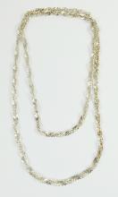 LONG SILVER NECK CHAIN | DECEMBER JEWELLERY, COINS | Online Auction ...