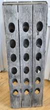 ANTIQUE CHAMPAGNE RIDDLING RACK