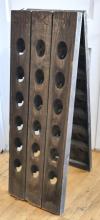 ANTIQUE CHAMPAGNE RIDDLING RACK