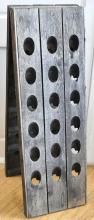 ANTIQUE CHAMPAGNE RIDDLING RACK