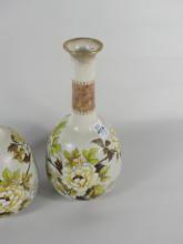PAIR DOULTON  LAMBETH CARRARA WARE VASES