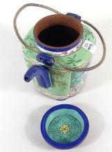 GLAZED YIXING TEAPOT