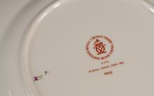 ROYAL CROWN DERBY PLATES AND CREAM SOUPS