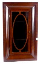 ANTIQUE MAHOGANY CORNER CABINET