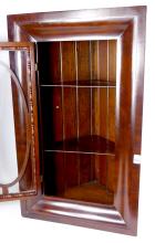 ANTIQUE MAHOGANY CORNER CABINET