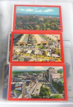 TWO ALBUMS OF POSTCARDS