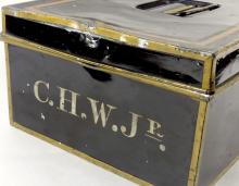 TWO VINTAGE STORAGE BOXES