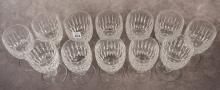 WATERFORD "MAUREEN" CLARET WINE GLASSES