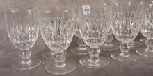 WATERFORD "MAUREEN" CLARET WINE GLASSES