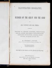 1857 VOLUME "ILLUSTRATED BIOGRAPHY OF ALL NATIONS"