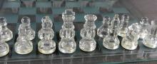 GLASS CHESS SET