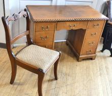ANTIQUE DESK & CHAIR
