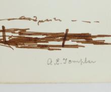 TWO ALBERT TEMPLAR DRAWINGS