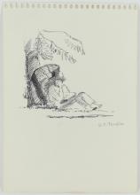 TWO ALBERT TEMPLAR DRAWINGS