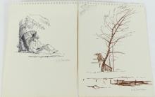 TWO ALBERT TEMPLAR DRAWINGS
