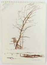 TWO ALBERT TEMPLAR DRAWINGS