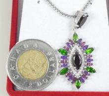 GEMSTONE PENDANT NECKLACE