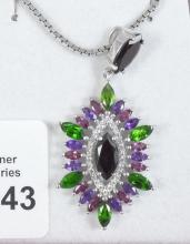 GEMSTONE PENDANT NECKLACE