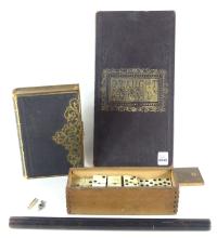 ANTIQUE DOMINOES & OTHER CURIOS