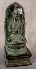 ANTIQUE BRONZE BUDDHIST SCULPTURE