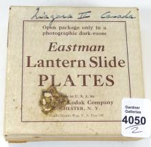 NIAGARA FALLS MAGIC LANTERN SLIDES & HISTORIC PRINT