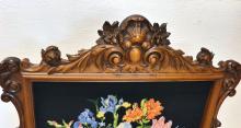 RICHLY CARVED FIRE SCREEN