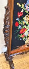 RICHLY CARVED FIRE SCREEN