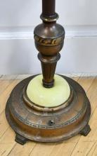 ART DECO COPPER PLANT STAND