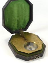 GEORGIAN PERIOD COMPASS/SUNDIAL
