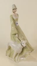 LARGE ROYAL DOULTON "STROLLING" FIGURINE