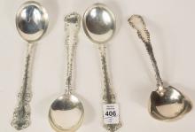 STERLING SPOONS AND LADLES