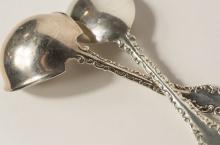 STERLING SPOONS AND LADLES