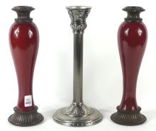 THREE CANDLESTICKS