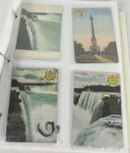 TWO ALBUMS OF POSTCARDS