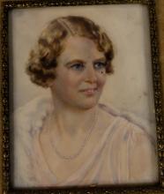 HAND-PAINTED PORTRAIT MINIATURE
