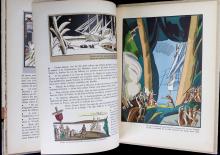 1921 FRENCH FOLIO WITH ILLUSTRATIONS