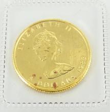 CANADIAN GOLD COIN - no tax