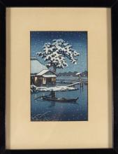 THREE JAPANESE WOODCUTS