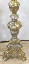 PAIR OF BRASS CANDLESTICKS